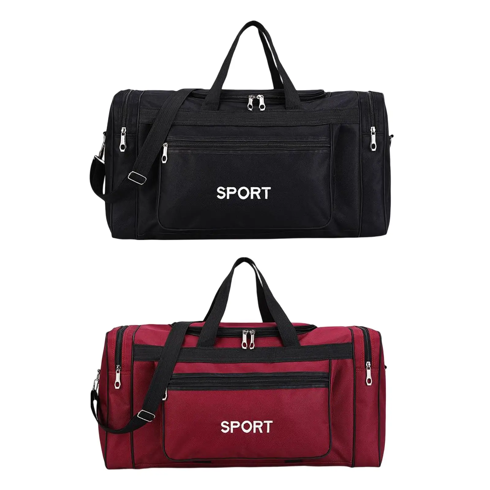 Portable Gym Bag Adjustable Strap Large Lightweight for Camping Workout Yoga