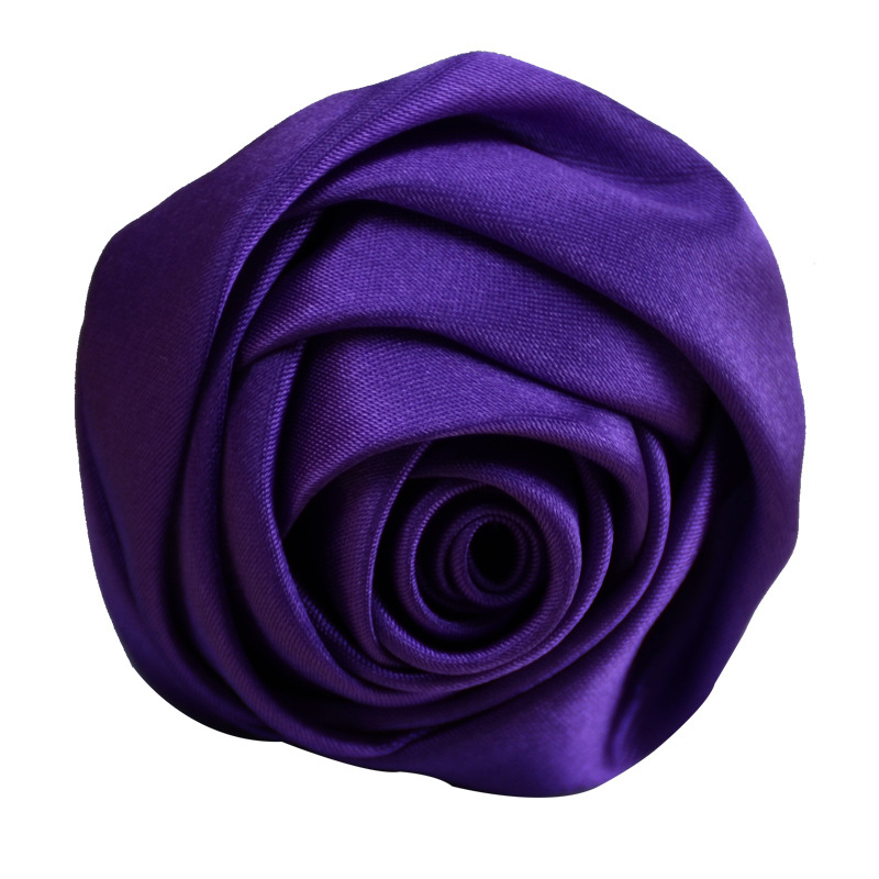 4 Teile/los 5,5 cm Satin Stoff Handgemachte Dreidimensionale Simulation Rose Knospe Großhandel DIY Schmuck Schuhe Und Hut Zubehör – Detail 10