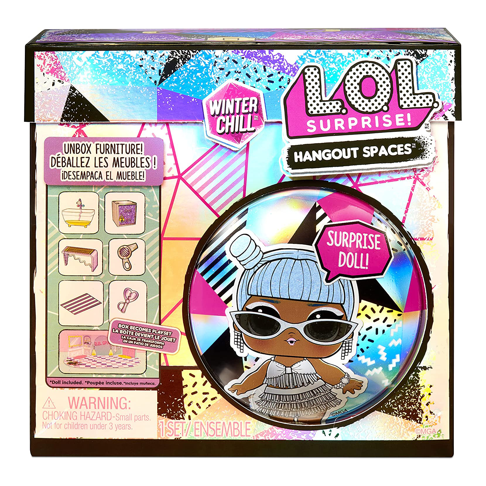 L.O.L. Surprise! Игровой набор Winter Chill Spaces Asst in PDQ, Ice |  AliExpress