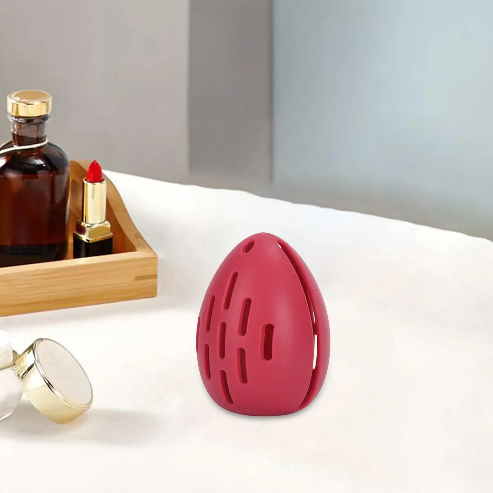 Makeup Sponge Holder Makeup Egg Storage Box Shatterproof for Daily Use Breathable