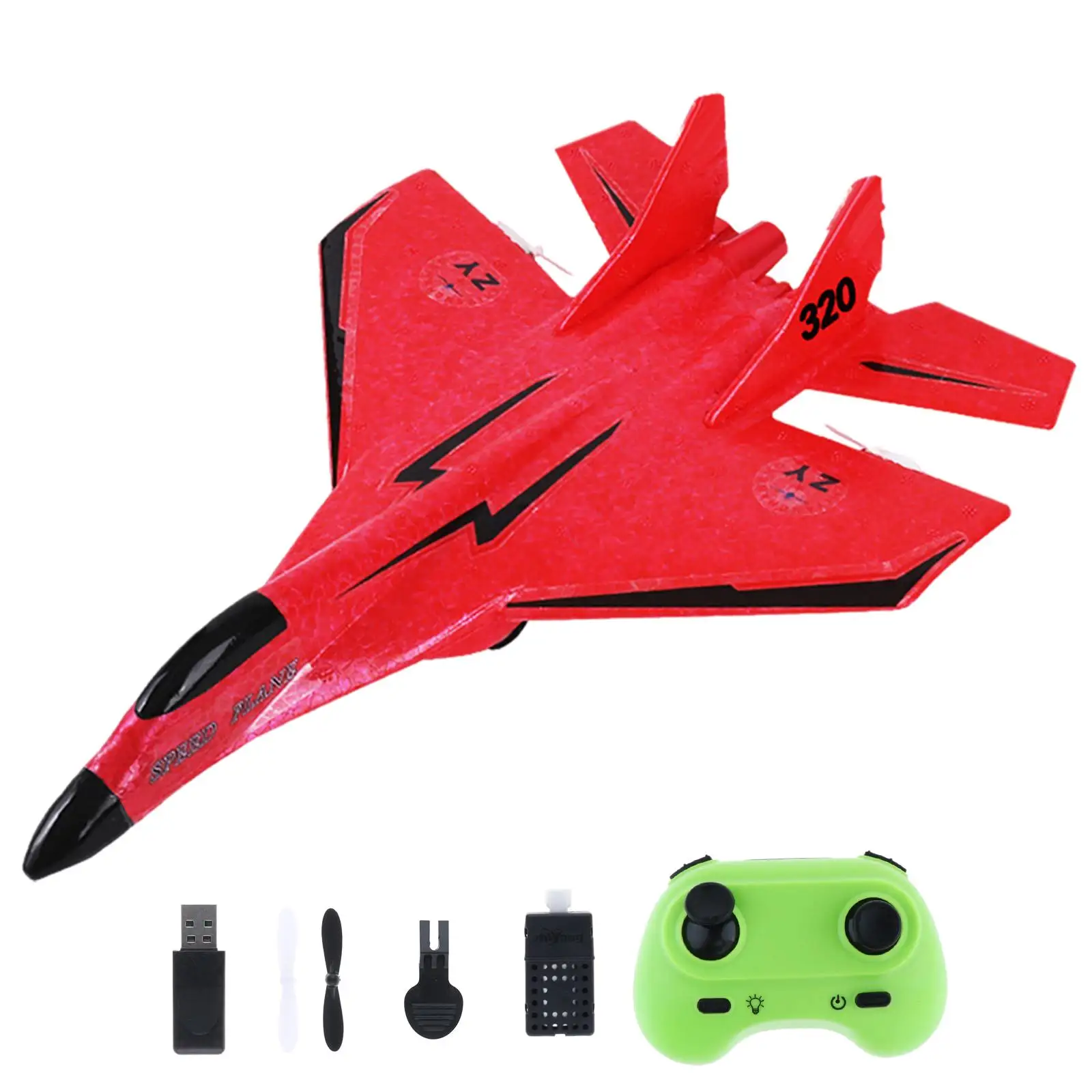 2 CH RC Plane Gift 2.4G Easy to Control RC Glider Foam RC Airplane Remote Control Airplane for Adults Kids Beginner Boys Girls