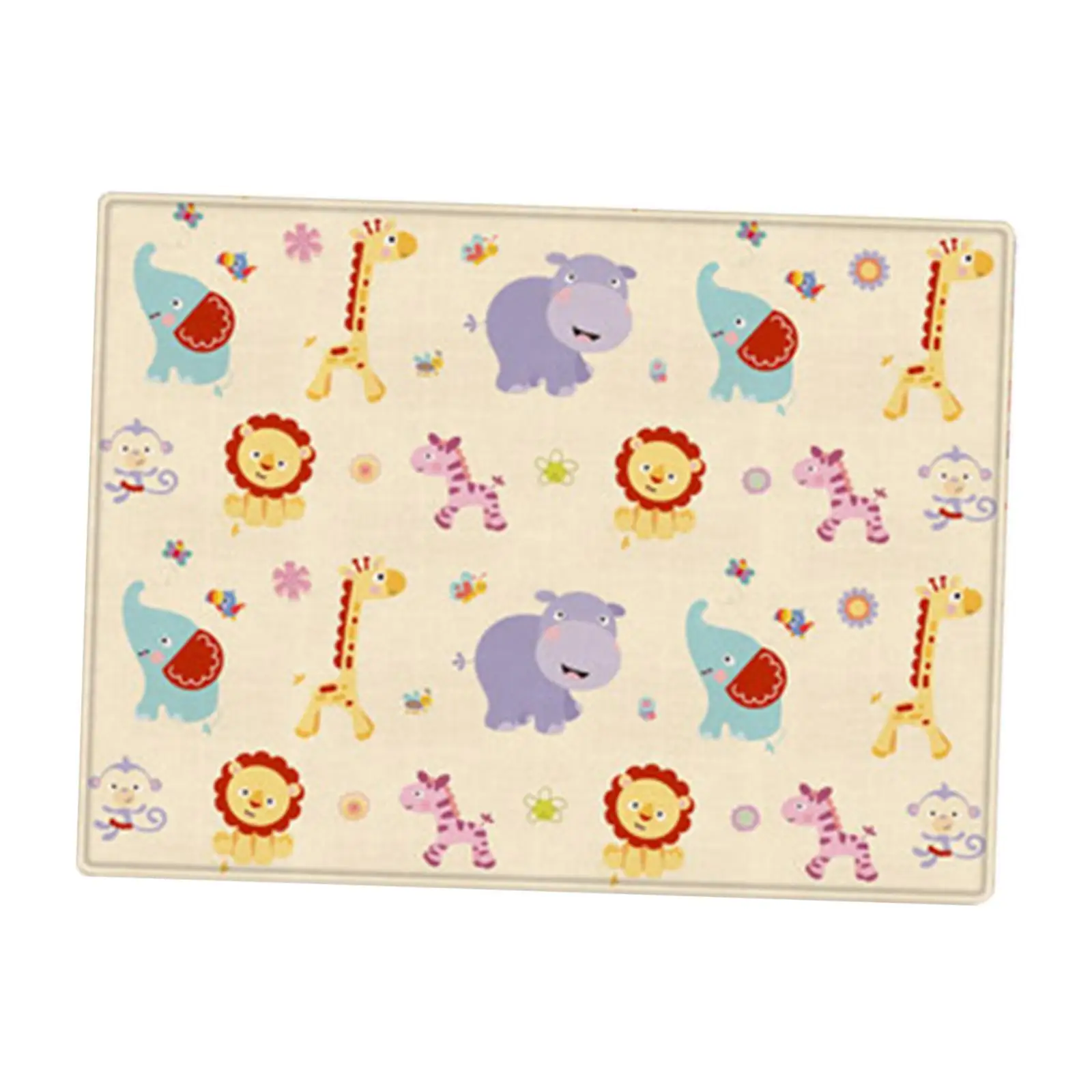 Folding Puzzle Mat Playmat Anti Slip Baby Play Mat for Infant Kids Playroom