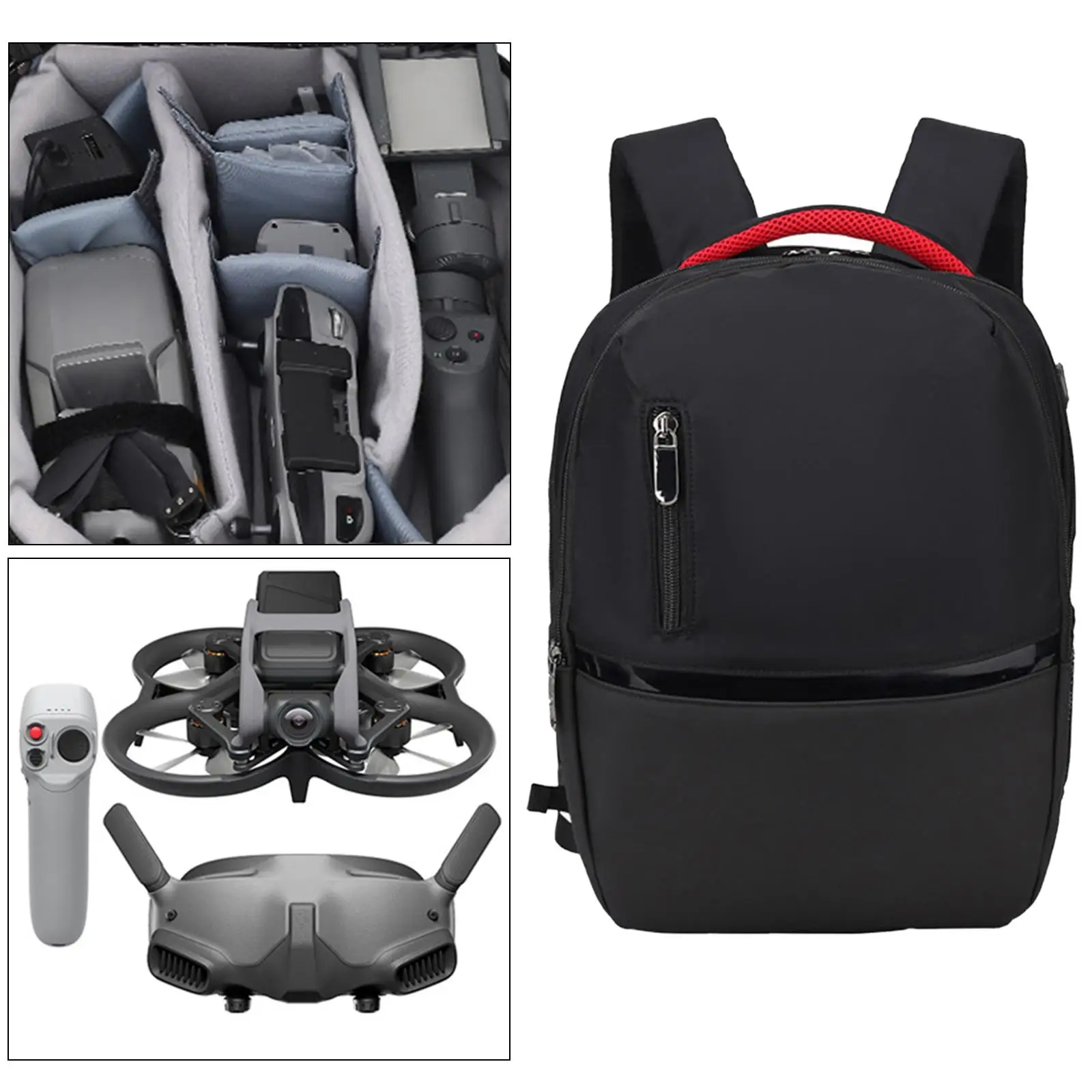 Drone Carrying Case Water Resistant Remote Control Storage Drone Backpack for