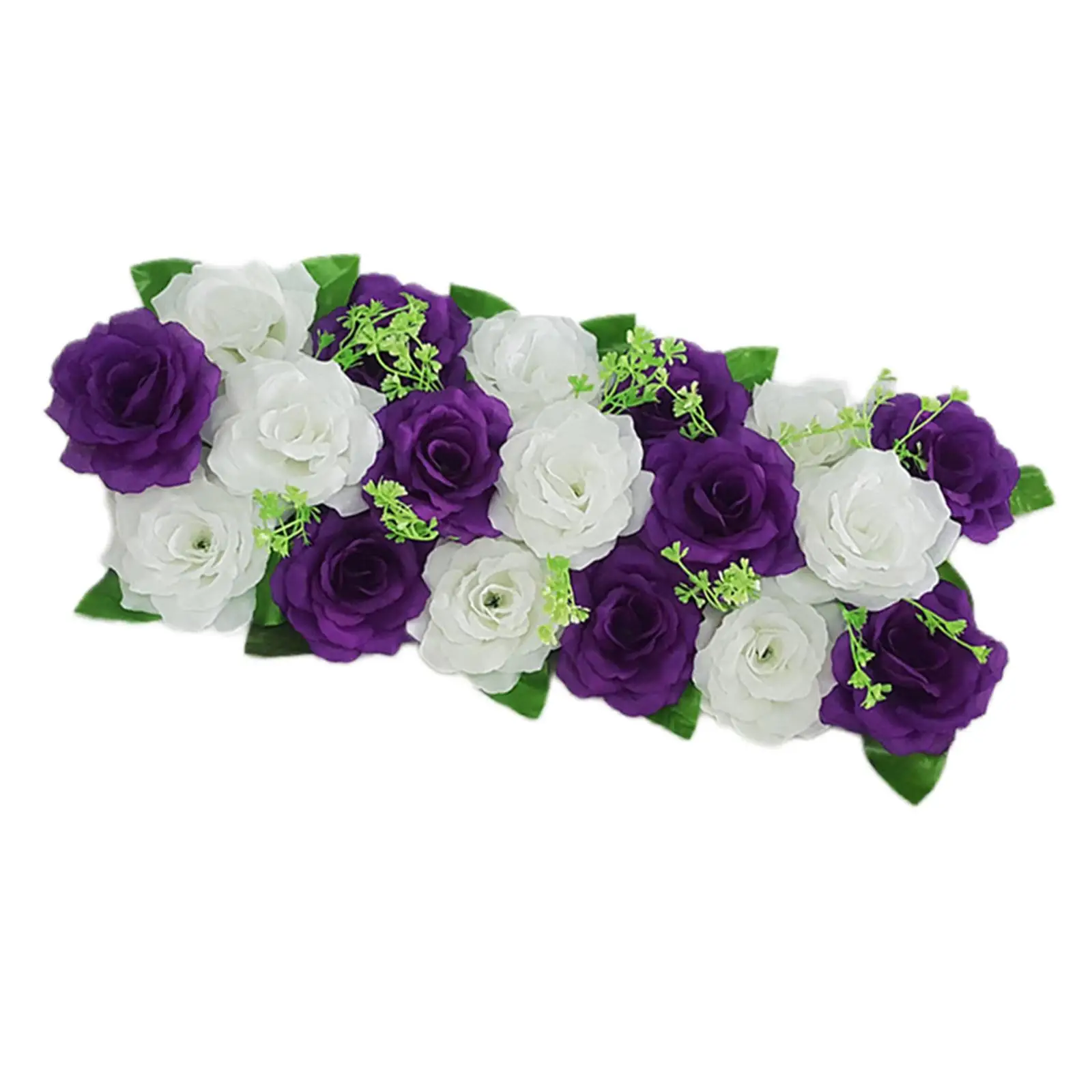 Artificial Flower Panel Arched Door Flower Row Table Centerpieces Floral