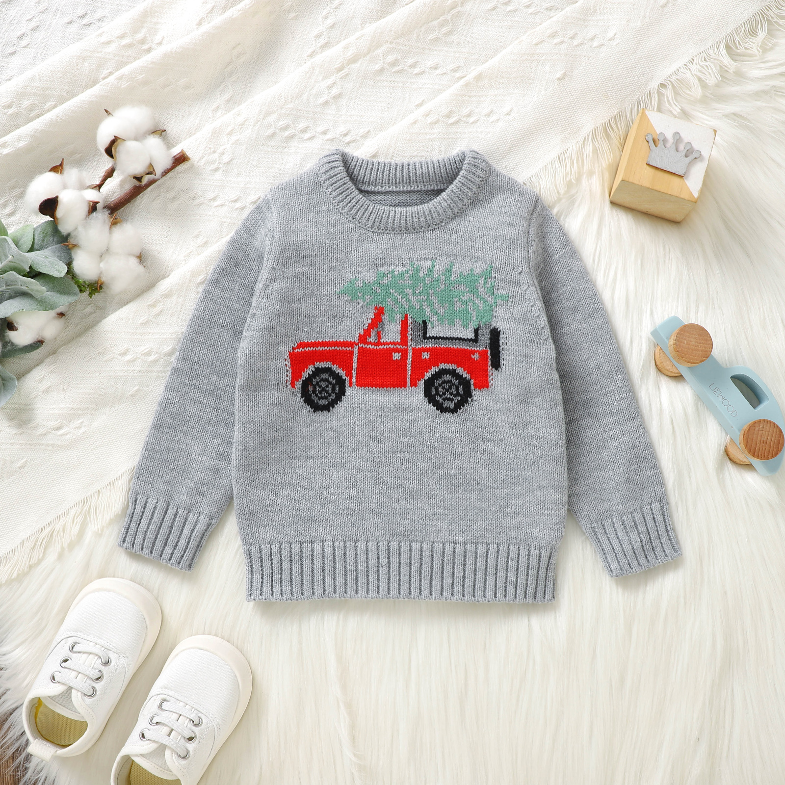 Title 4, Baby Girls Boys Christmas Sweaters Kids Knitwea...