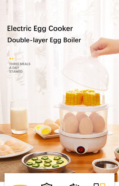 Egg Cooker Egg Boiler Machine Hard Boiled Egg Cooker Multifunctional Egg  Maker Machine with Auto Shut Off Feature for Soft Half - AliExpress