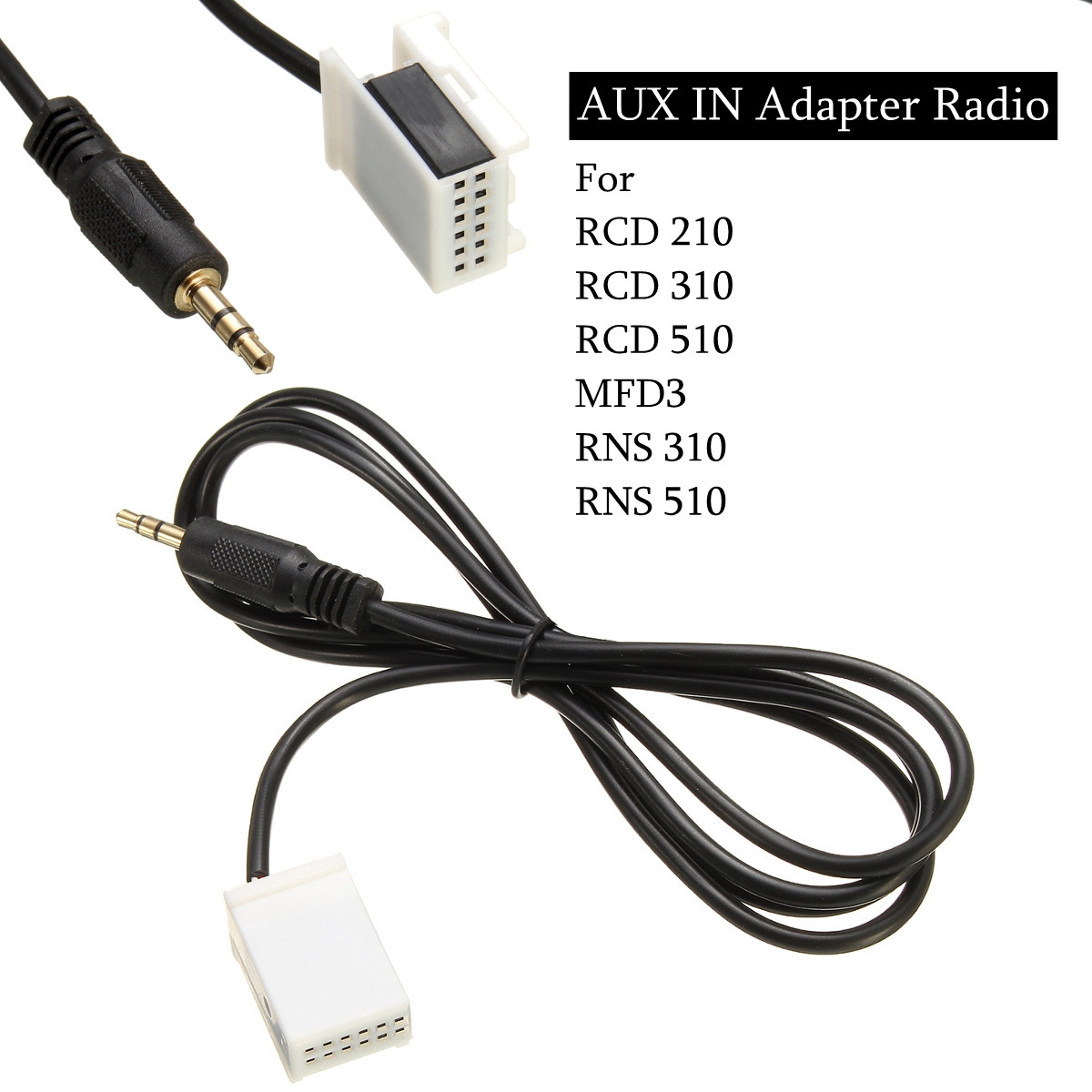 Автомобильный USB 3,5 мм AUX адаптер Радио MP3 плеер кабель для VW/RCD210  310 510 MFD3 RNS 310 RNS 510 серии | AliExpress