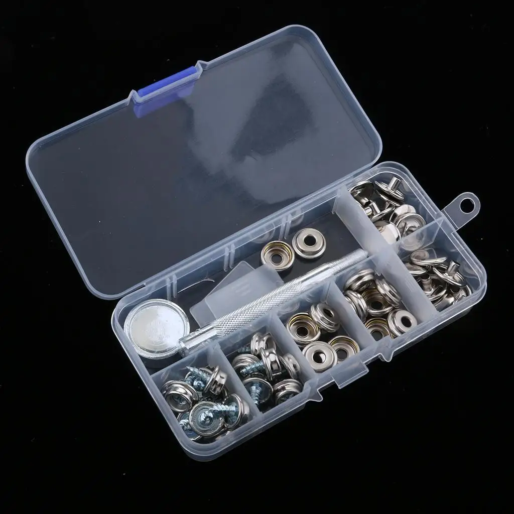 47pcs Stainless Steel Boat Cover Canvas  Fastener Repair