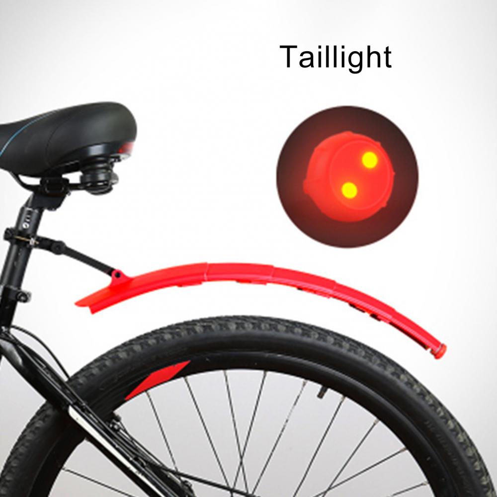 Title 23, Telescopic Bicycle Fenders with Light Adjustabl...