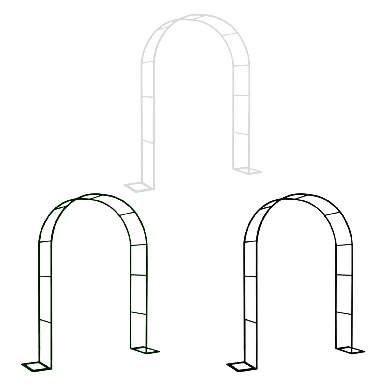 Wedding Arch Garden Arbor Climbing Plant Flower Stand Garden Arch Trellis for Garden Outdoor Wedding Party Backyard Ceremony