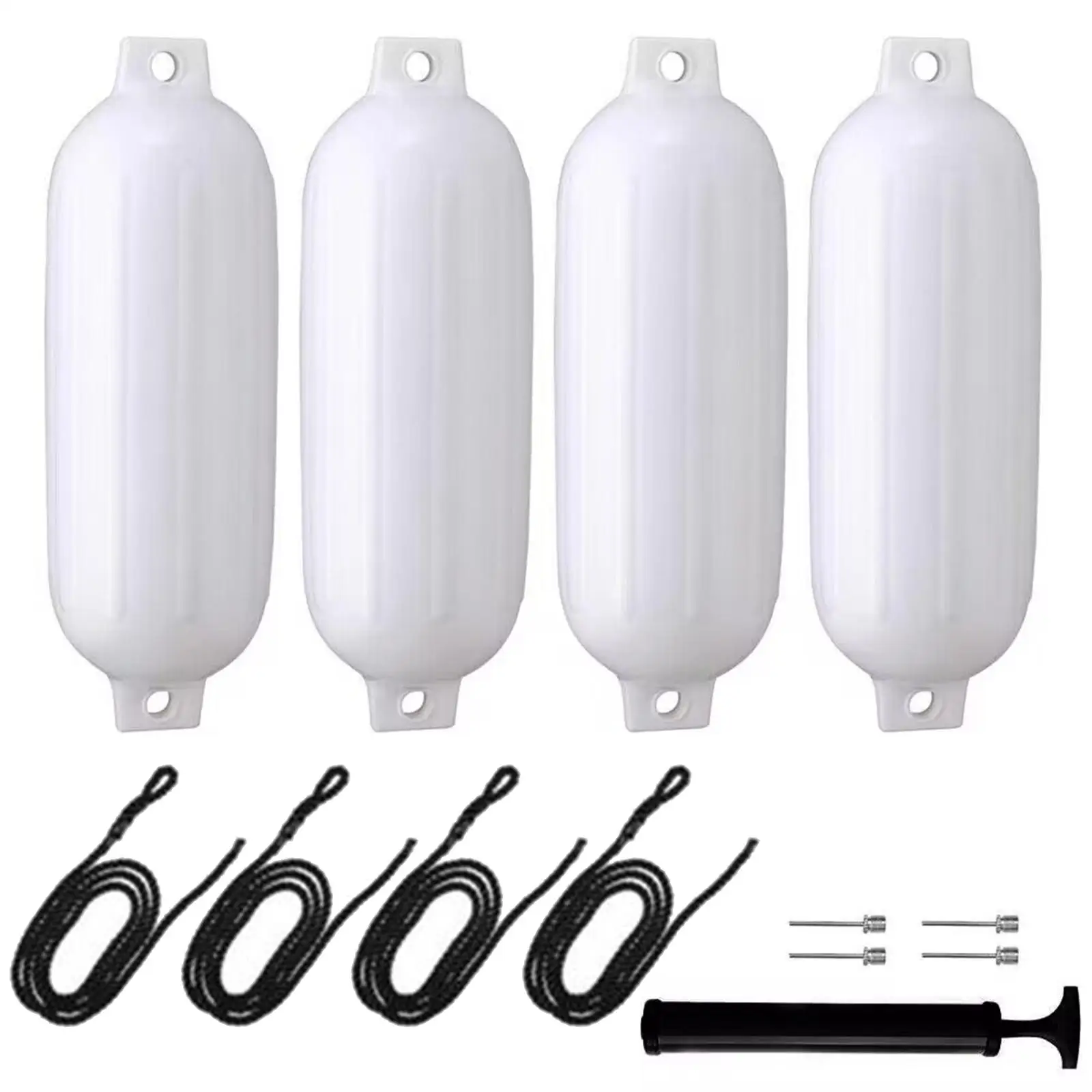 4x Boat Fender Inflatable Marine Boat Bumper for Docking Fishing Boats