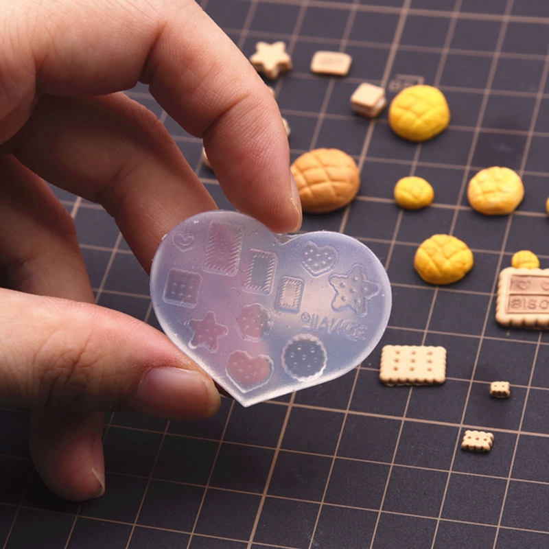 DIY Crafts Casting Baking Tool Mini Food Dessert Crystal Epoxy Resin Mold Cake Candy Chocolate Silicone Mould Wholesale