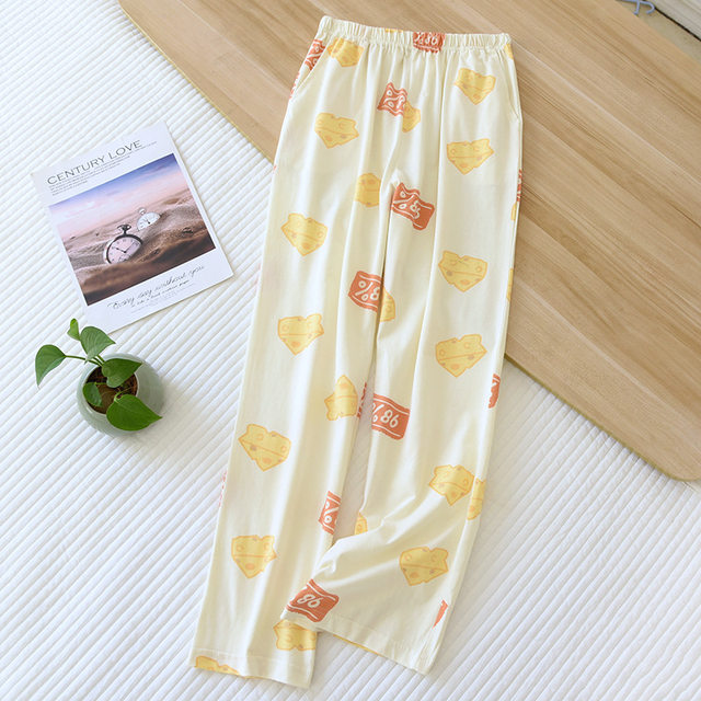 Cotton Pajamas Sleepwear Trousers  Plus Size Women Pajama Bottoms - 100%  Knitted - Aliexpress