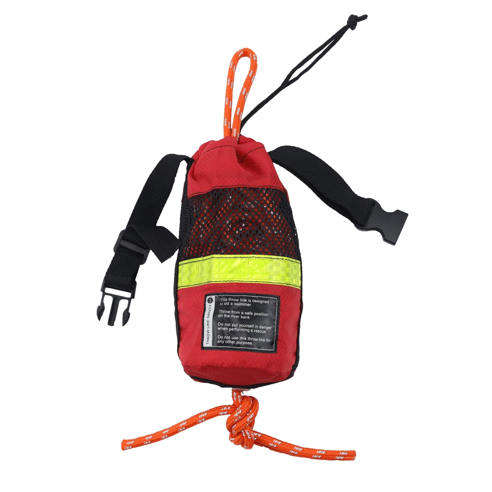 Throw Bag Lightweight Reflective Throwable Floating Throwing Rope for Canoeing