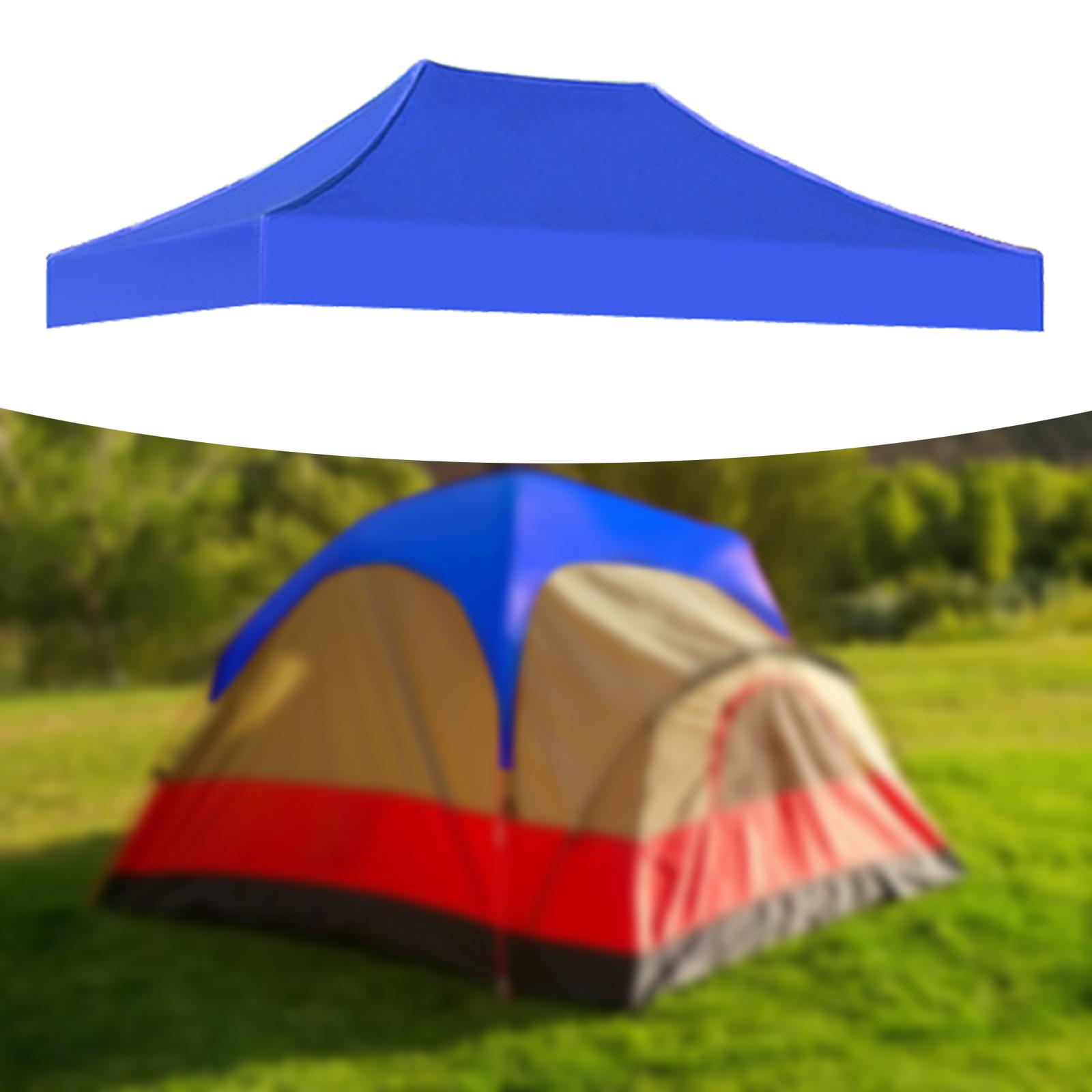 Canopy Top Cover Oxford Fabric Rainproof Thickened Replacement Gazebo Roof Canopy Tent Top for Outdoor Canopy Summer Beach Patio