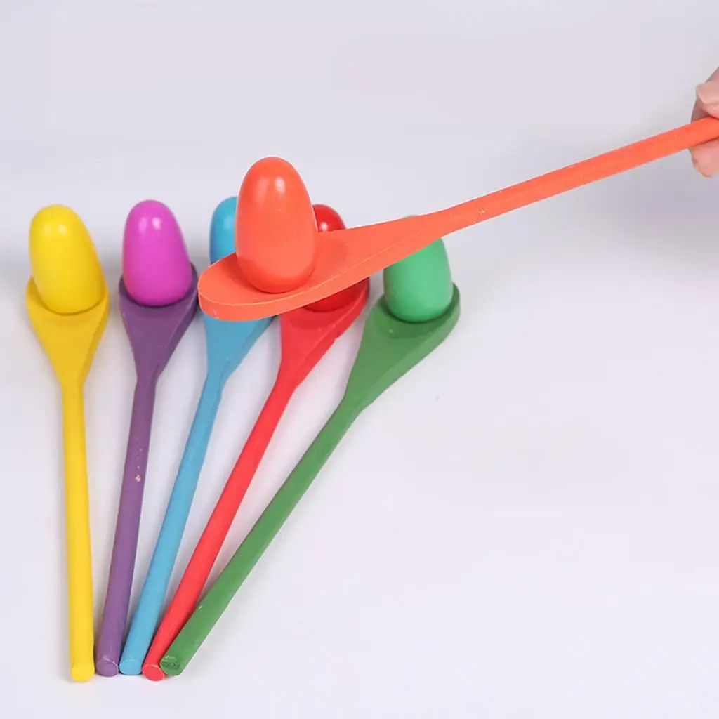 Egg and Spoon Race Game - 6  6 Spoons (Pack of 12) - Made of  Birthday Camp Picnic