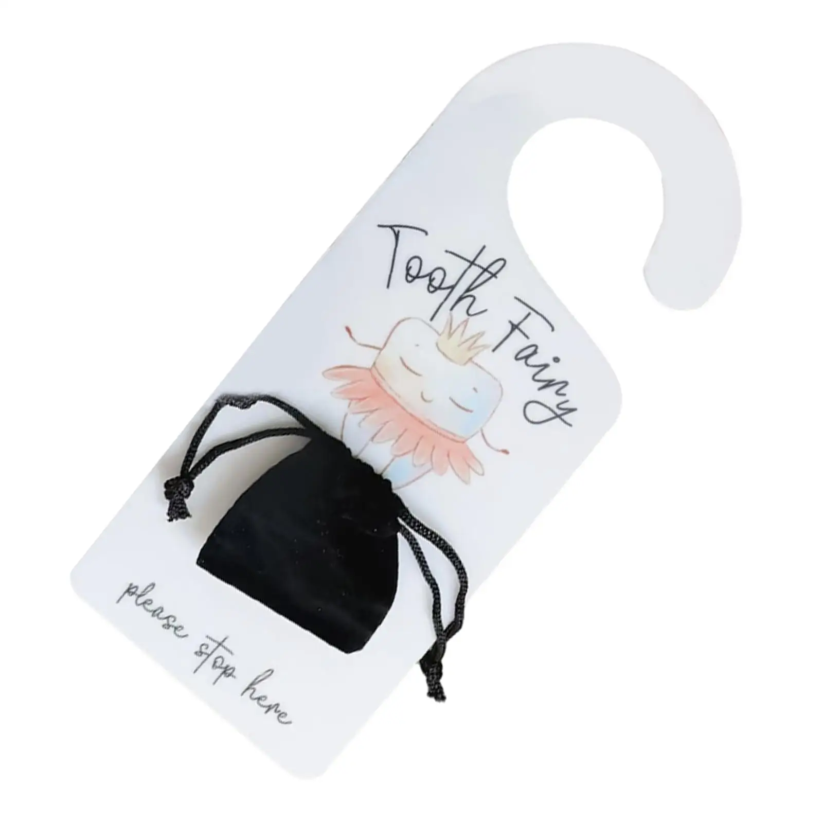Tooth Fairy Door Hanger Tooth Fairy Box Milk Teeth Encourage Gift under Pillow