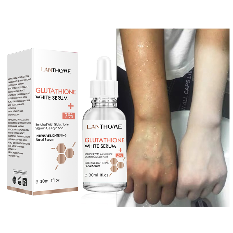 Best of Lanthome Glutathione Whitening Serum Fade Black Dark Spots Vitamin C Defects Reduce Facial Oil Brightening Firming For Women Reviews & Tips