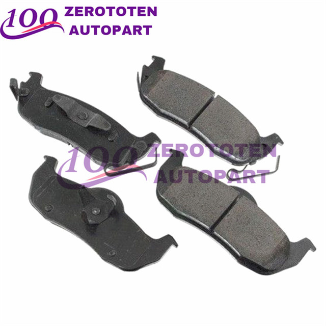 4P REAR Premium Ceramic Disc Brake Pads for 2004 2015 Nissan Titan