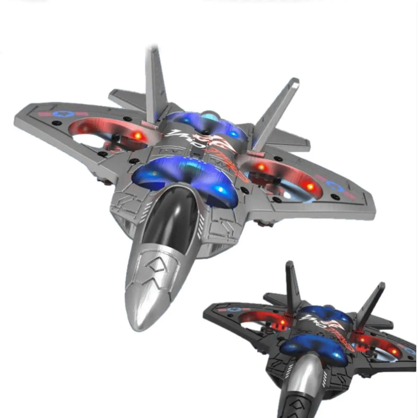 6CH Foam RC Plane, up /Down Hover 6 Axis Gyroscope with 3.7V 380mAh Battery Glider Remote Control Fighter for Kids