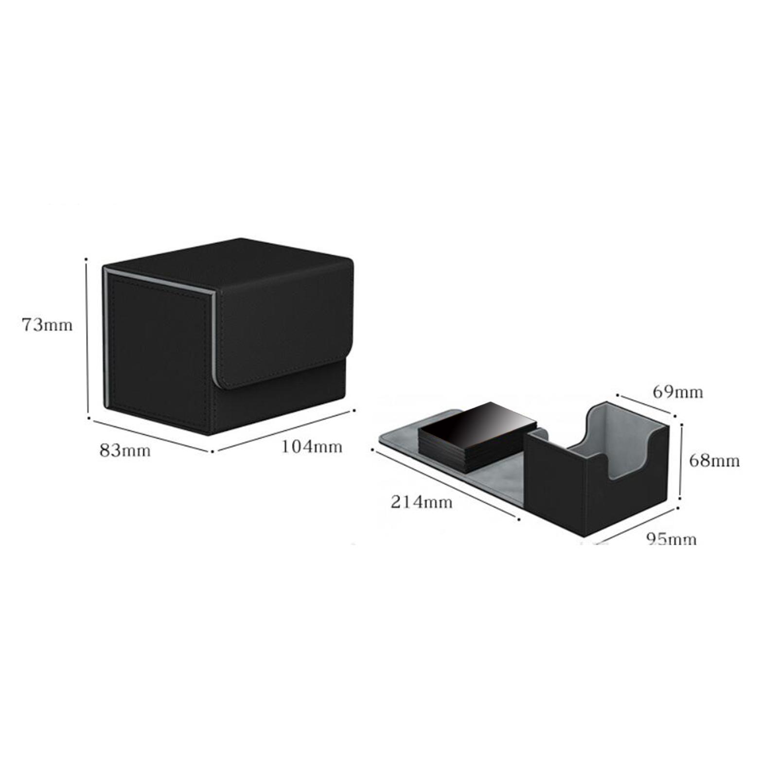 Trading Card Deck Box Storage Holder Case Premium Baseball Card Display Organization Album Magnet Closure Gathering Card Toy