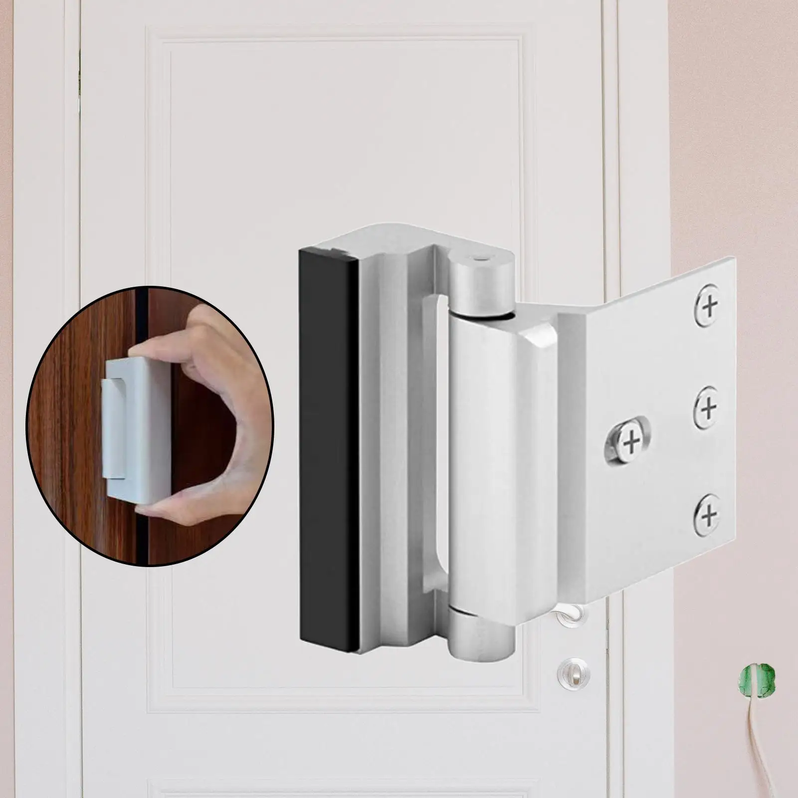 Door Lock Tamper Resistant Aluminum Construction Childproof for