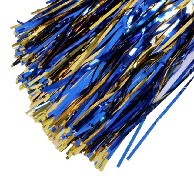 Dance Pompoms Straight Shank Type Fluffy Refueling Bright Color Double Pass  Cheerleader Hand Flower Ball Decoration For Soccer - AliExpress