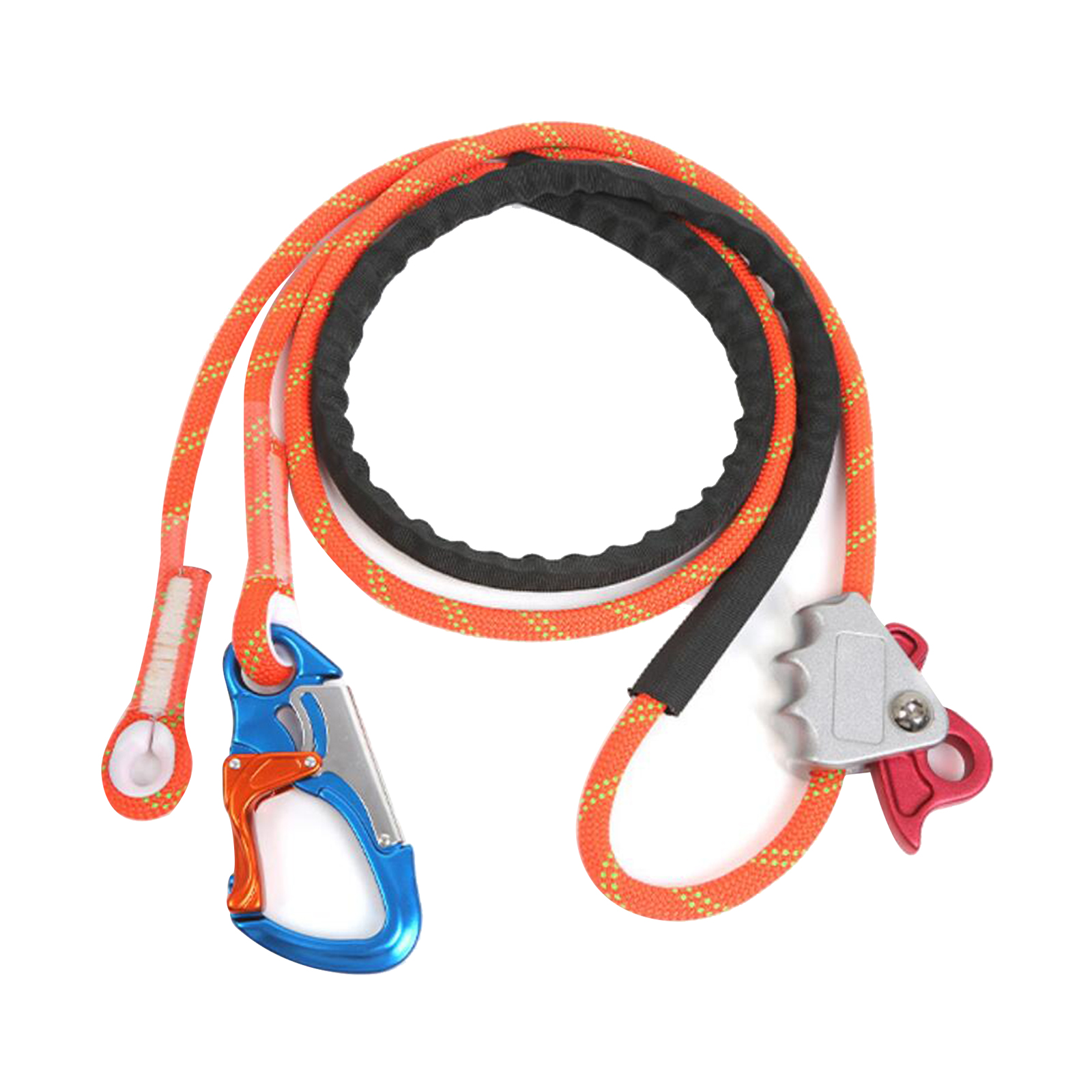 Safety Climbing Adjustable Positioning Lanyard Rope Cut Resistant Fall Protection Climbing Cord for Arborist Tree Climbers 10ft