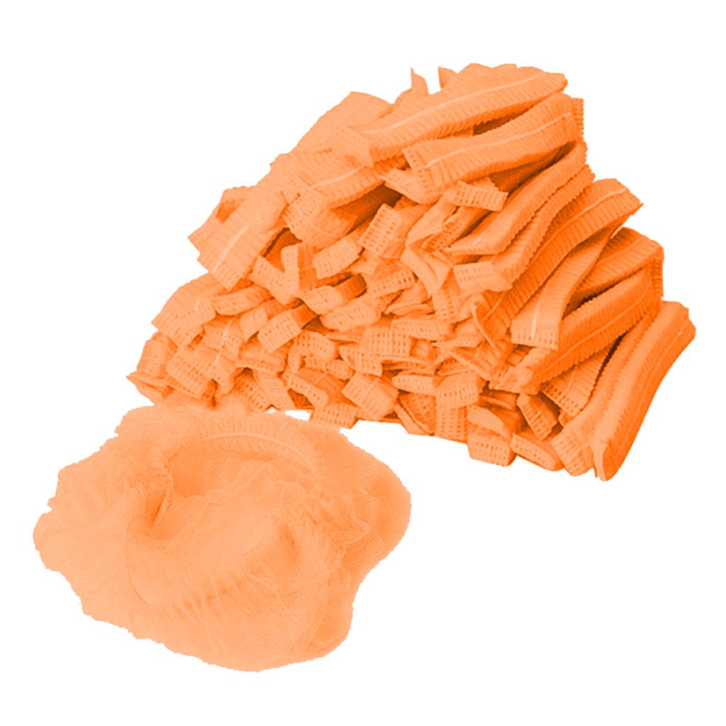 Hair Cap - 100 Pieces Disposable Shower Caps Hair Bonnet,  Elastic, Excellent Choice for Men, Women, Short or Long Hair Girls