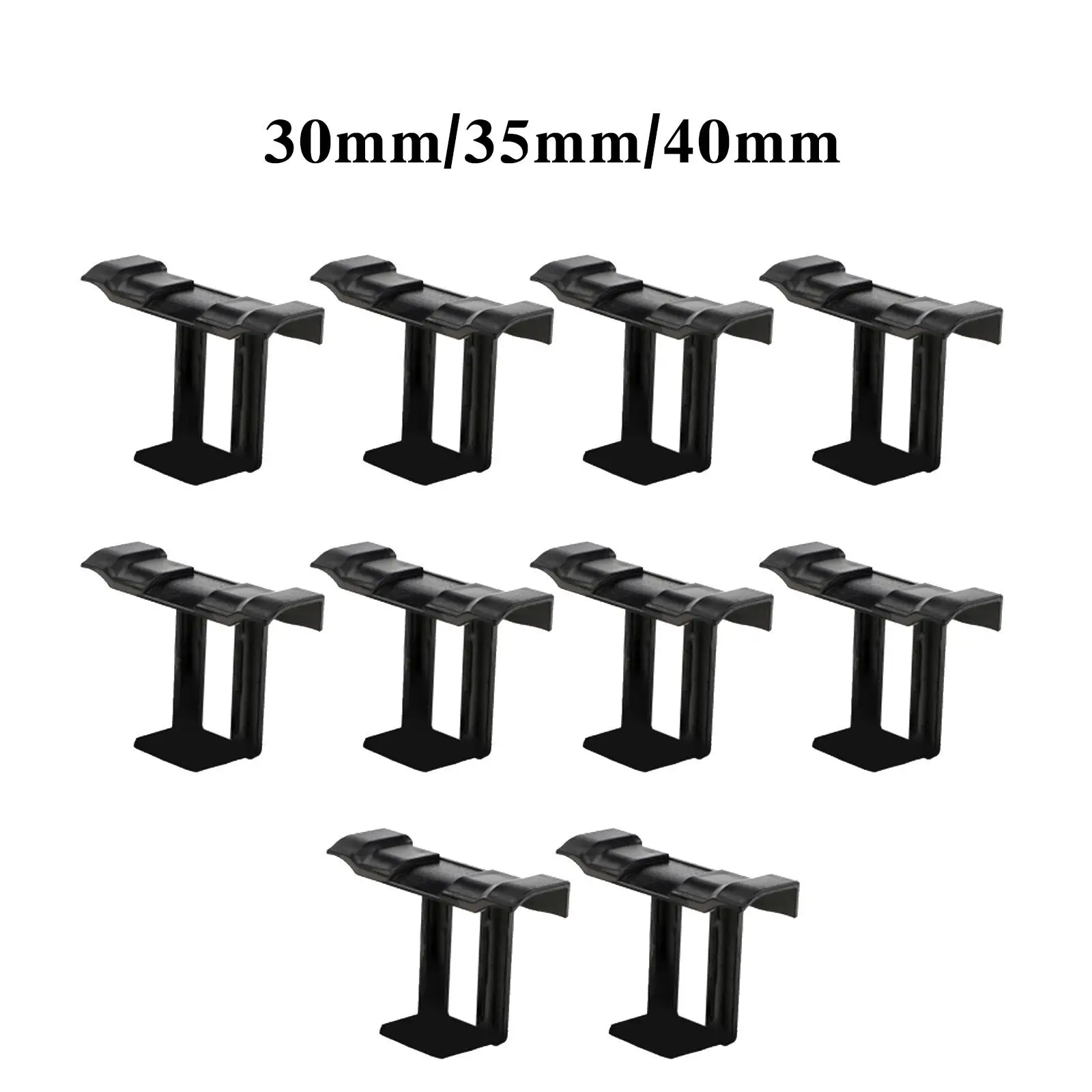 10 Pieces Water Drain Clips Auto Remove Stagnant Water Dust Pv Modules Cleaning Clips for Photovoltaic Panel Water Drain