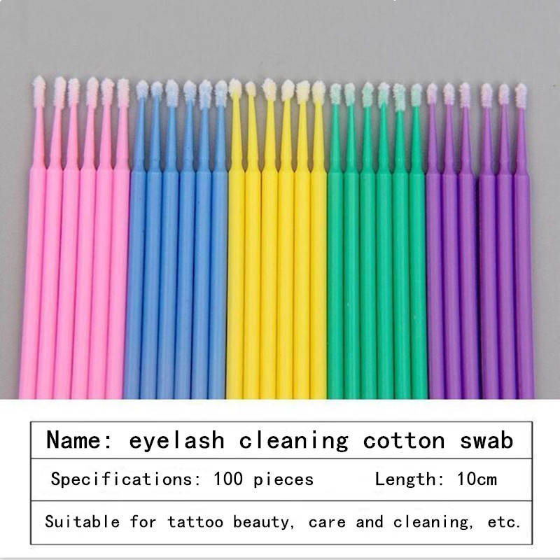 Best of Grafting Eyelashes Cotton Swab Disposable Cotton Swab Small Head Cotton Swab Makeup Cleaning Stick Bag 100 Embroidery Tools Reviews & Tips