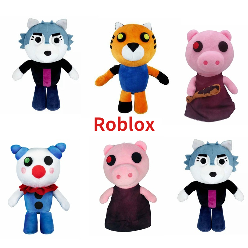 Games Roblox Piggy Adventure Plush Toy Pink Piggy Doll Cartoon Doll ...