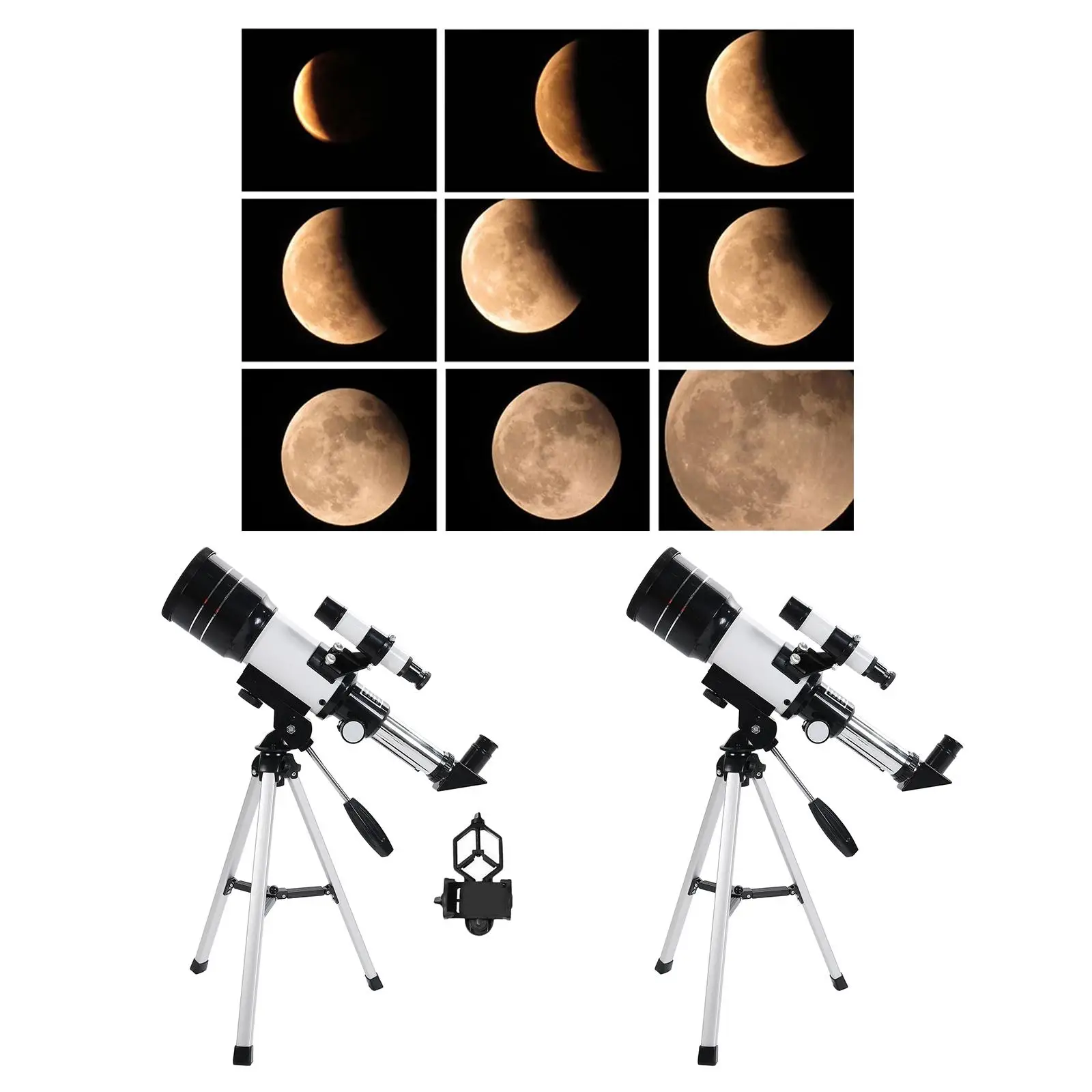 Portable F30070 Zoom 150X Astronomical Reflector Telescope Set With Tripod
