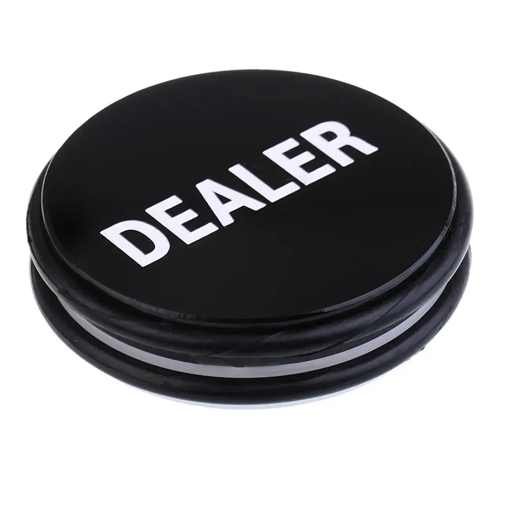 Acrylic Big Dealer Button for Casino Card Game Supplies 76 X 20mm