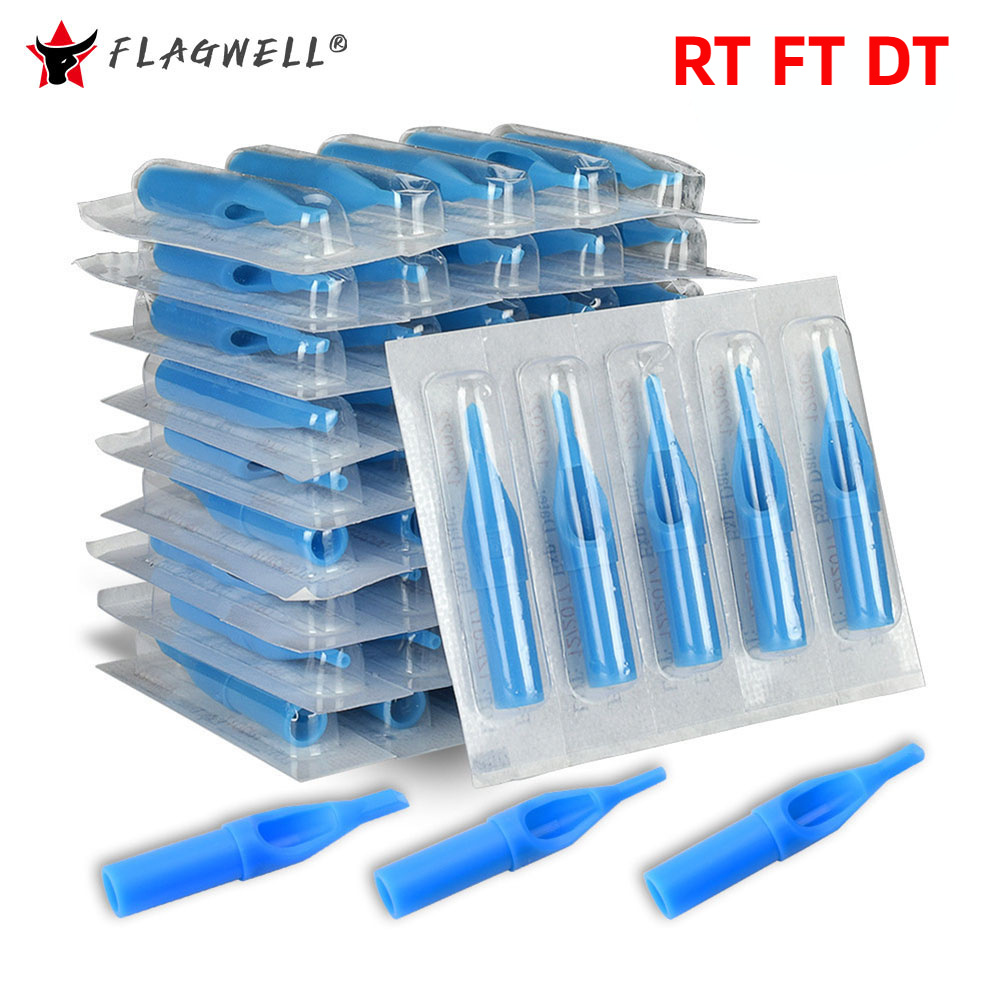 Best of 50Pcs Blue Sterilized Disposable Tattoo Machine Gun Nozzle Tips Plastics Needle Tube For Tattoo Machine Gun Needle Ink Cup Kits Reviews & Tips