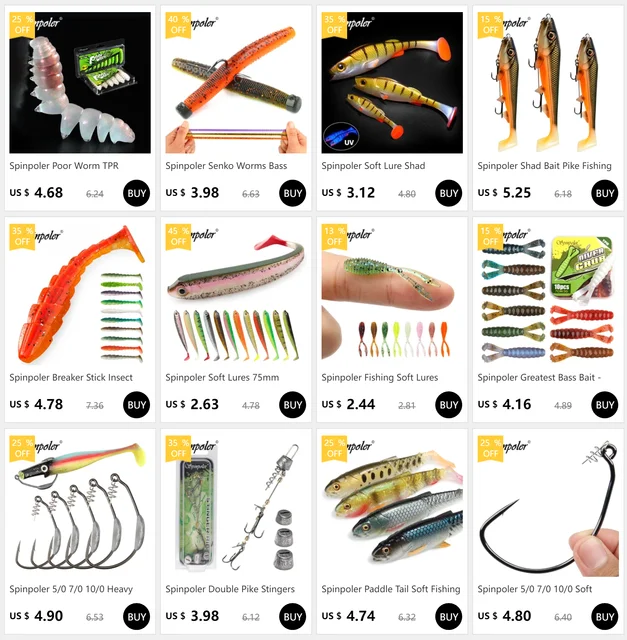 Spinpoler Shad Bait Pike Fishing Lures 14cm/18cm Square Paddle Tail  Realistic Soft Plastic Rubber With Stinger Rig Bass Zander