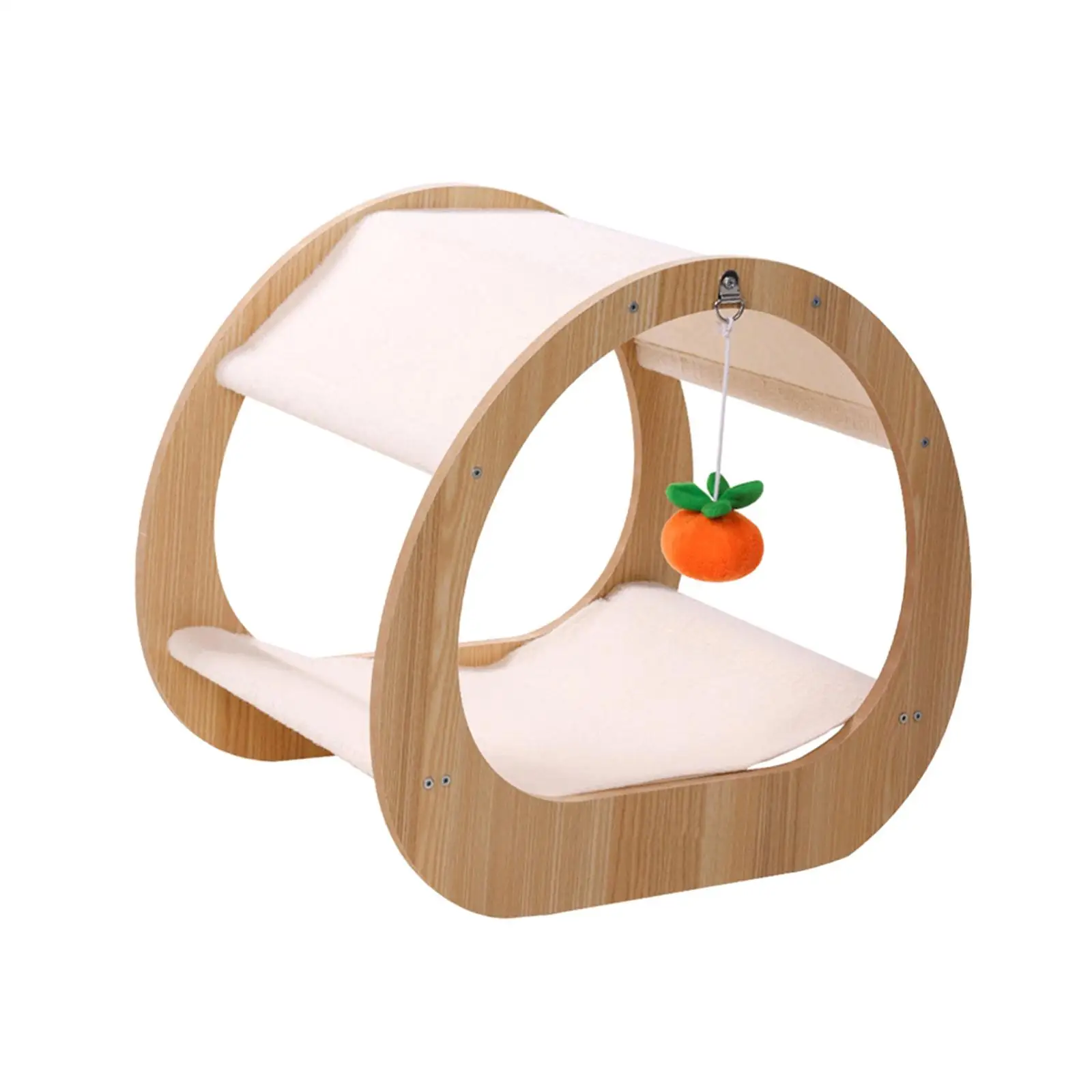 Cat Scratch Post Playing Platform Resting Cat Furniture Multifunction Cat House for Indoor Cats Kitten Rabbit Large Cats
