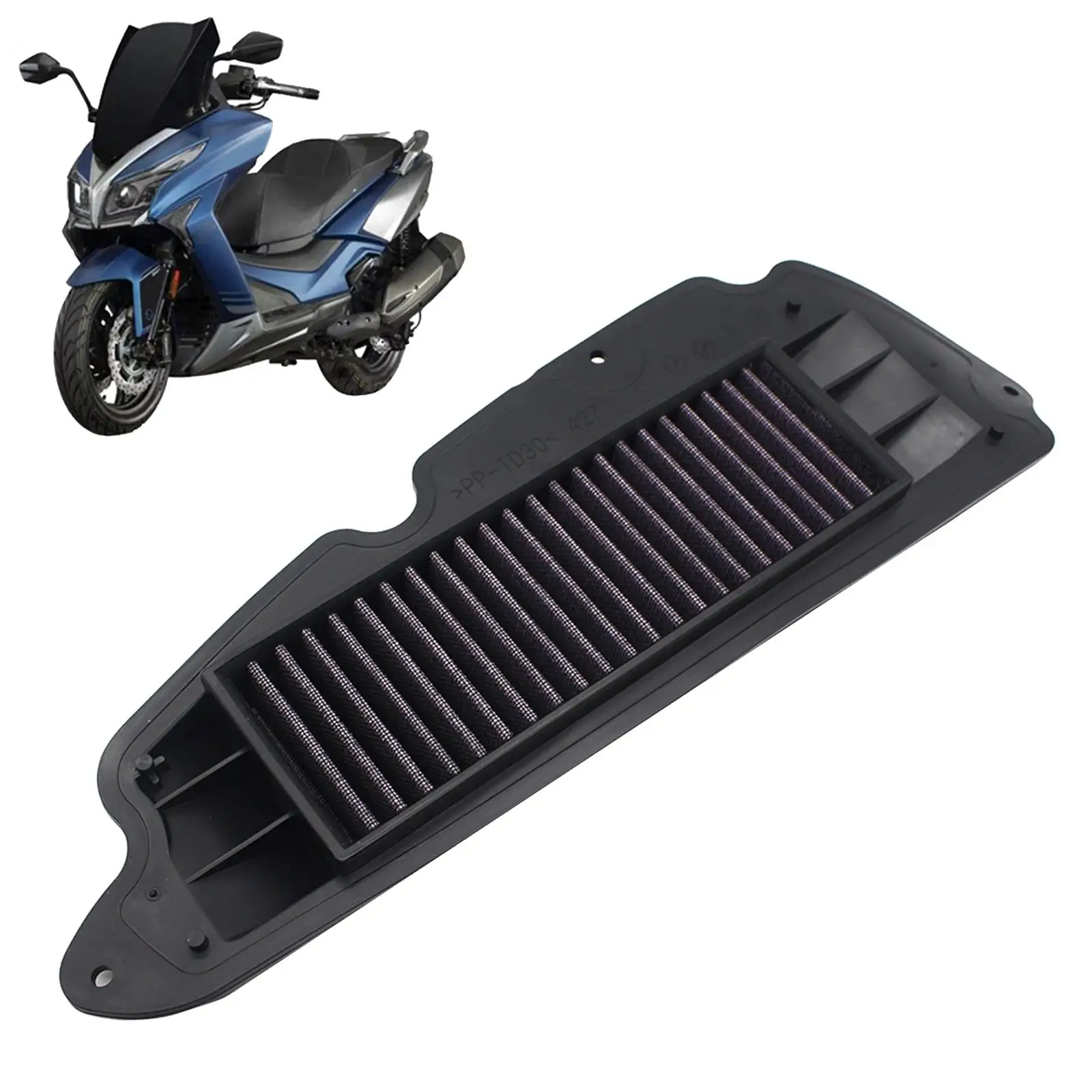Motorcycle Air Filter Intake  Black Fits for Forza 350 21-2022