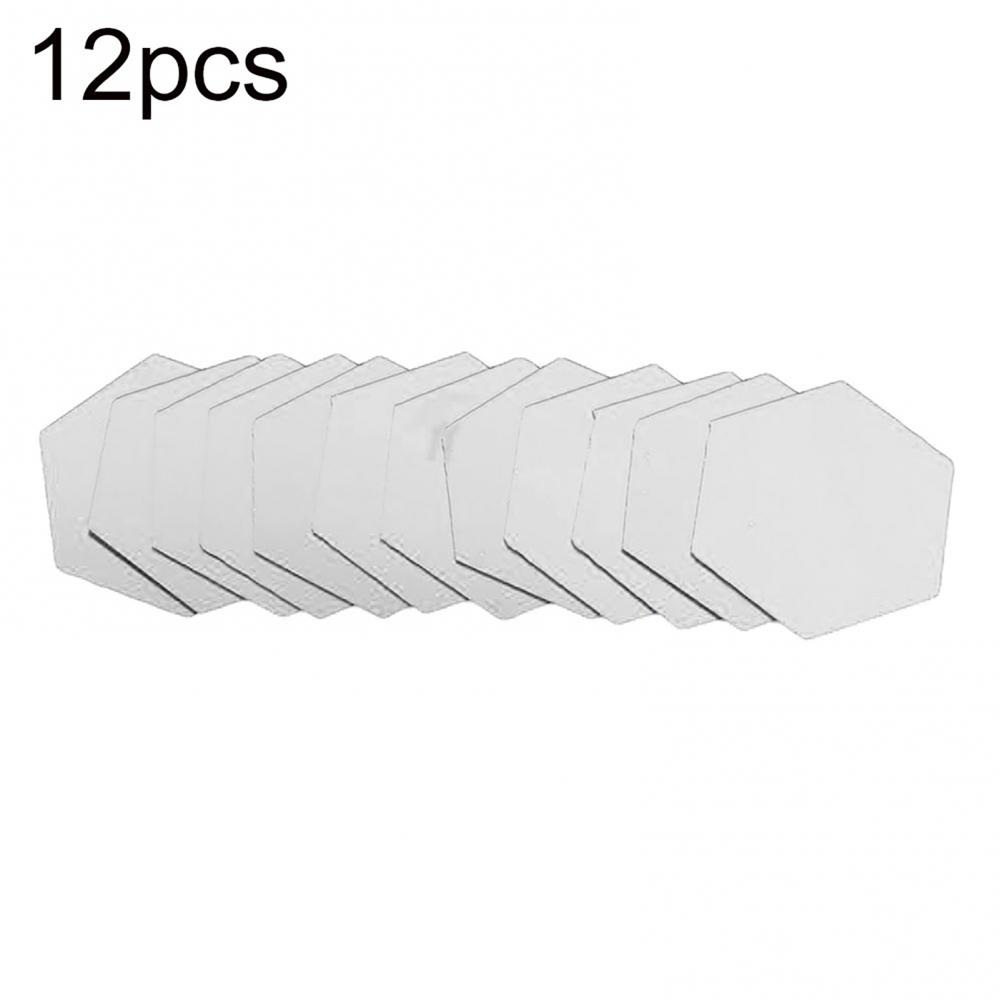 Autocollants Muraux Hexagonaux 3D - Effet Marbre Métallique - Lot De 5 - 3,88 M²