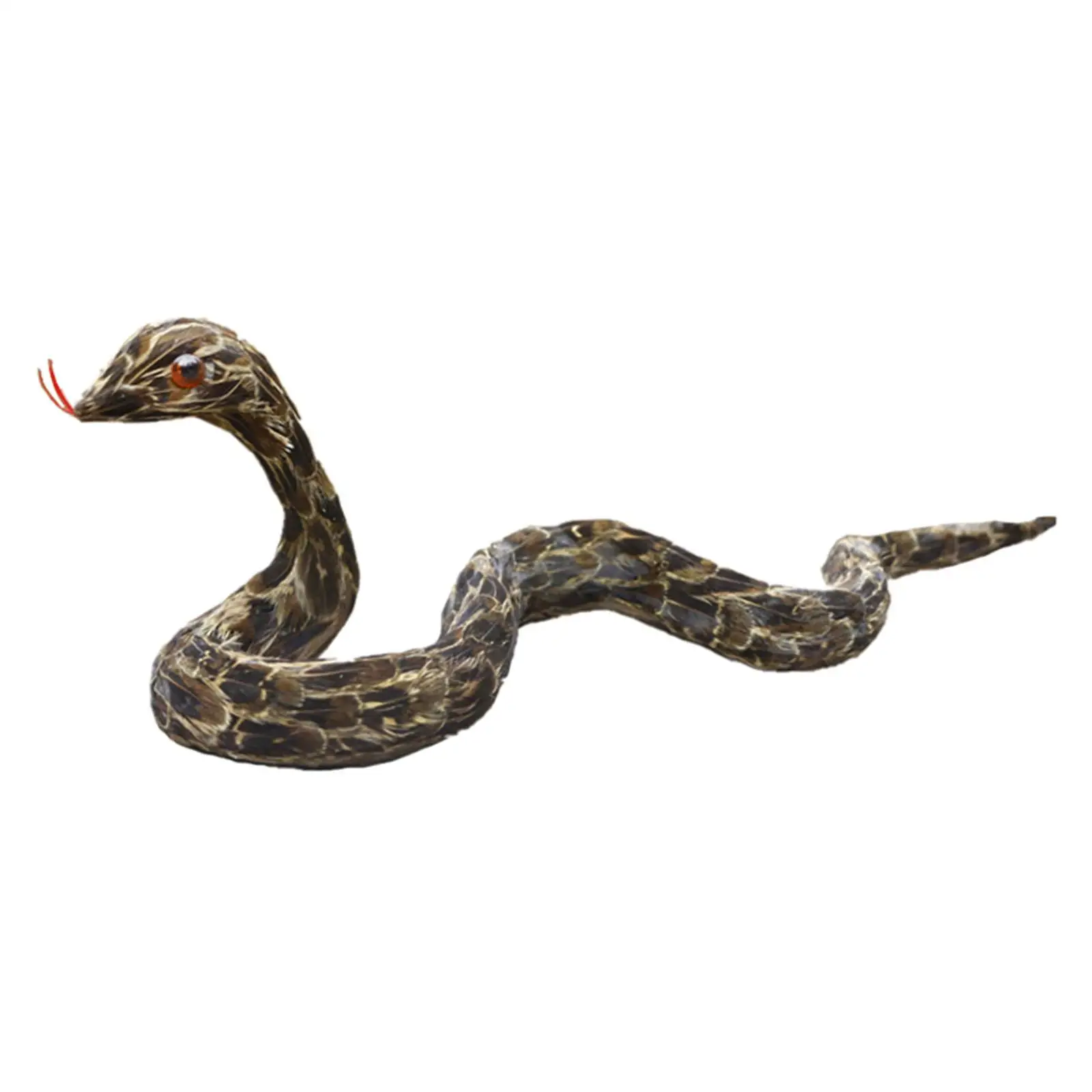 High Simulation Snake Model Toy Party Scary Creepy Snake Toy Tabletop Decors