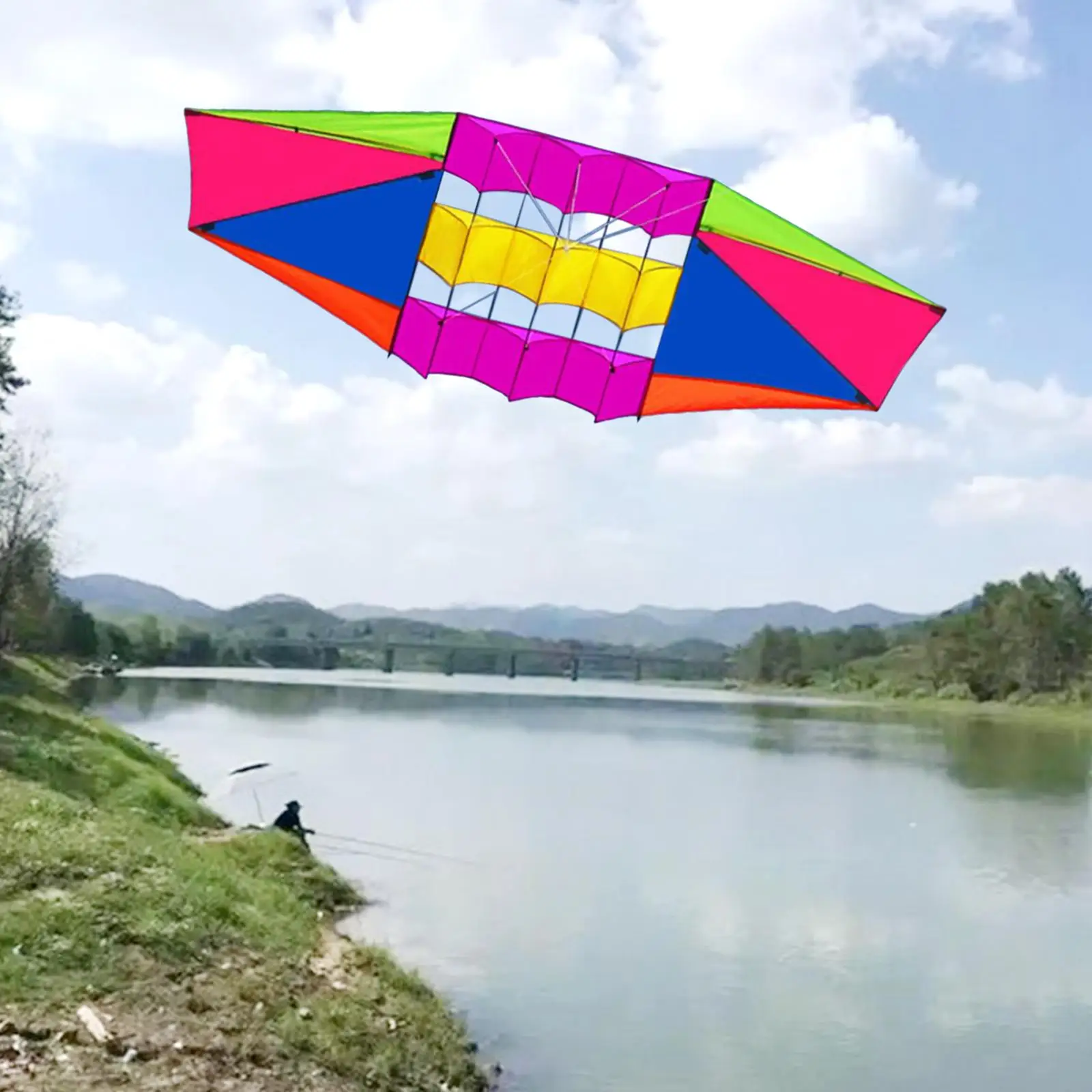 Multicolor Sport Sport Toy Easy to Fly ,Leisure 250Cmx80cm Stereoscopic for Garden Outdoor Adults Children