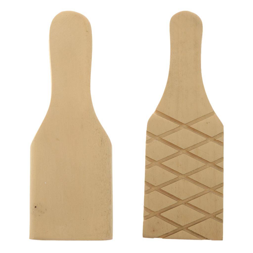 MagiDeal Wooden Clay Paddle Pottery Tool for Kitchen or Clay and Pottery-Smooth Invaluable Tool for Hand Building