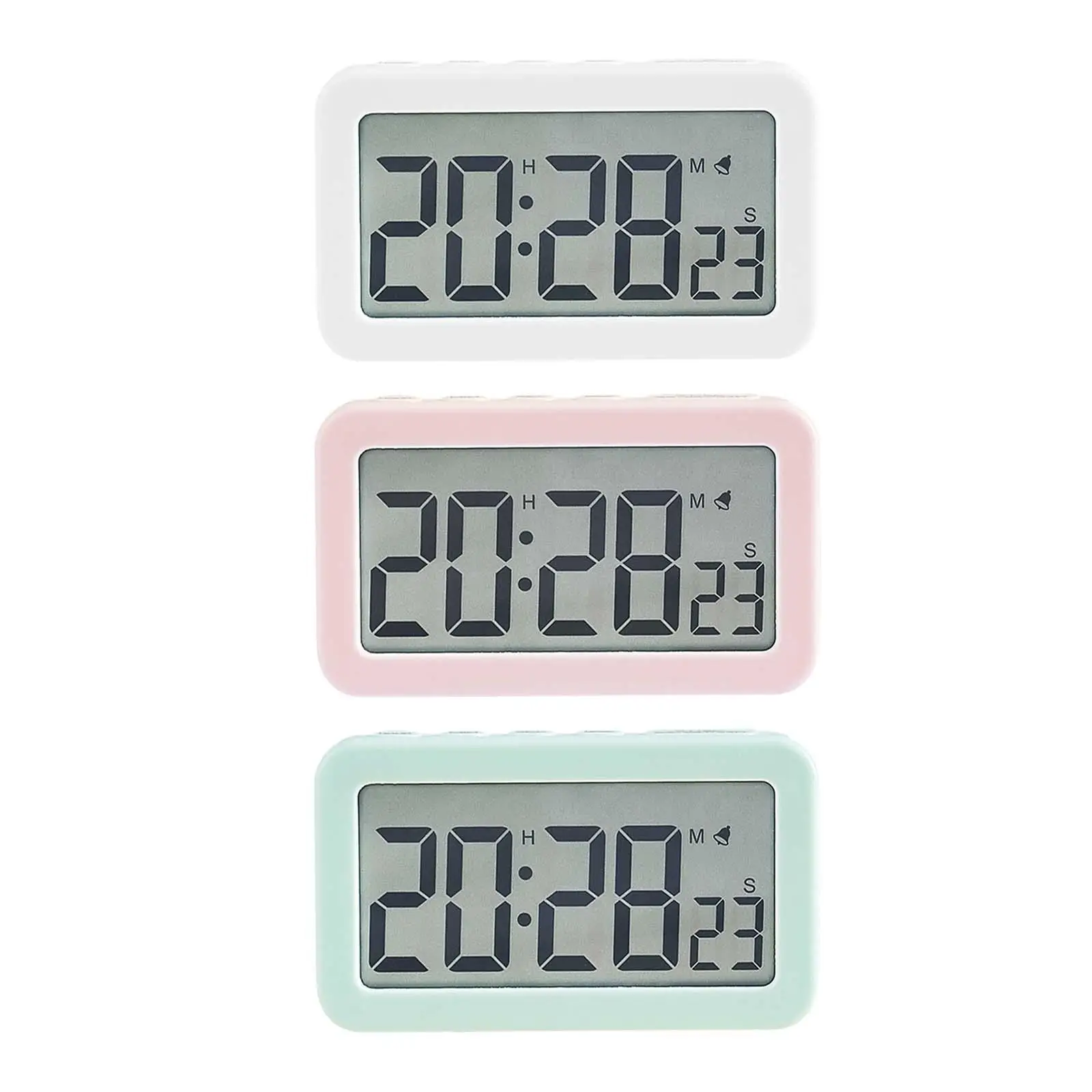 Digital Clock Large Display Easy Operation Desk Clocks Count up & Down Timer Bedside Clocks for Kids Adults Beside Bedroom