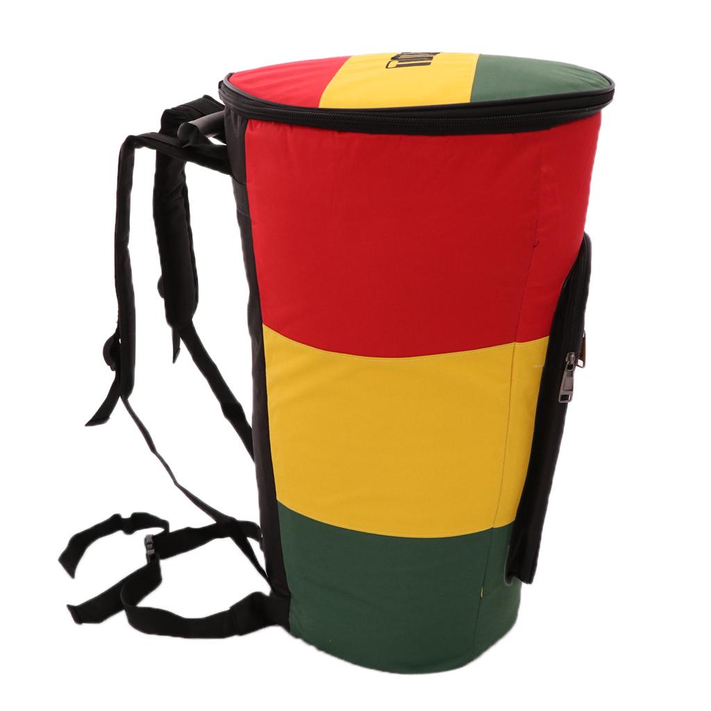 10/12'' African Drum Djembe Carry Case Waterproof Shockproof Bag Backpack