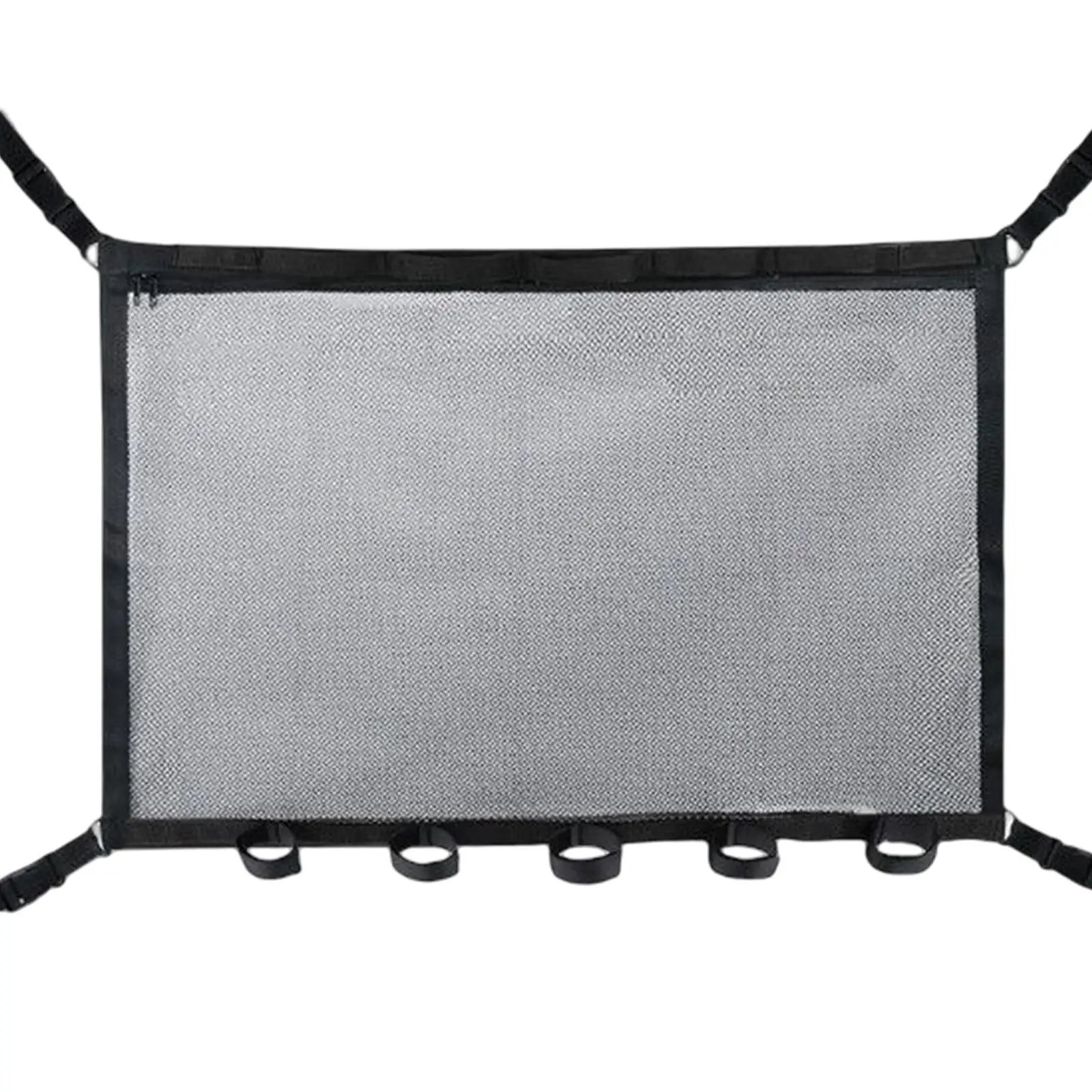 Car Ceiling Net Fishing Rod Holder Interior Accessories Mesh Car Roof Organizer for Toys