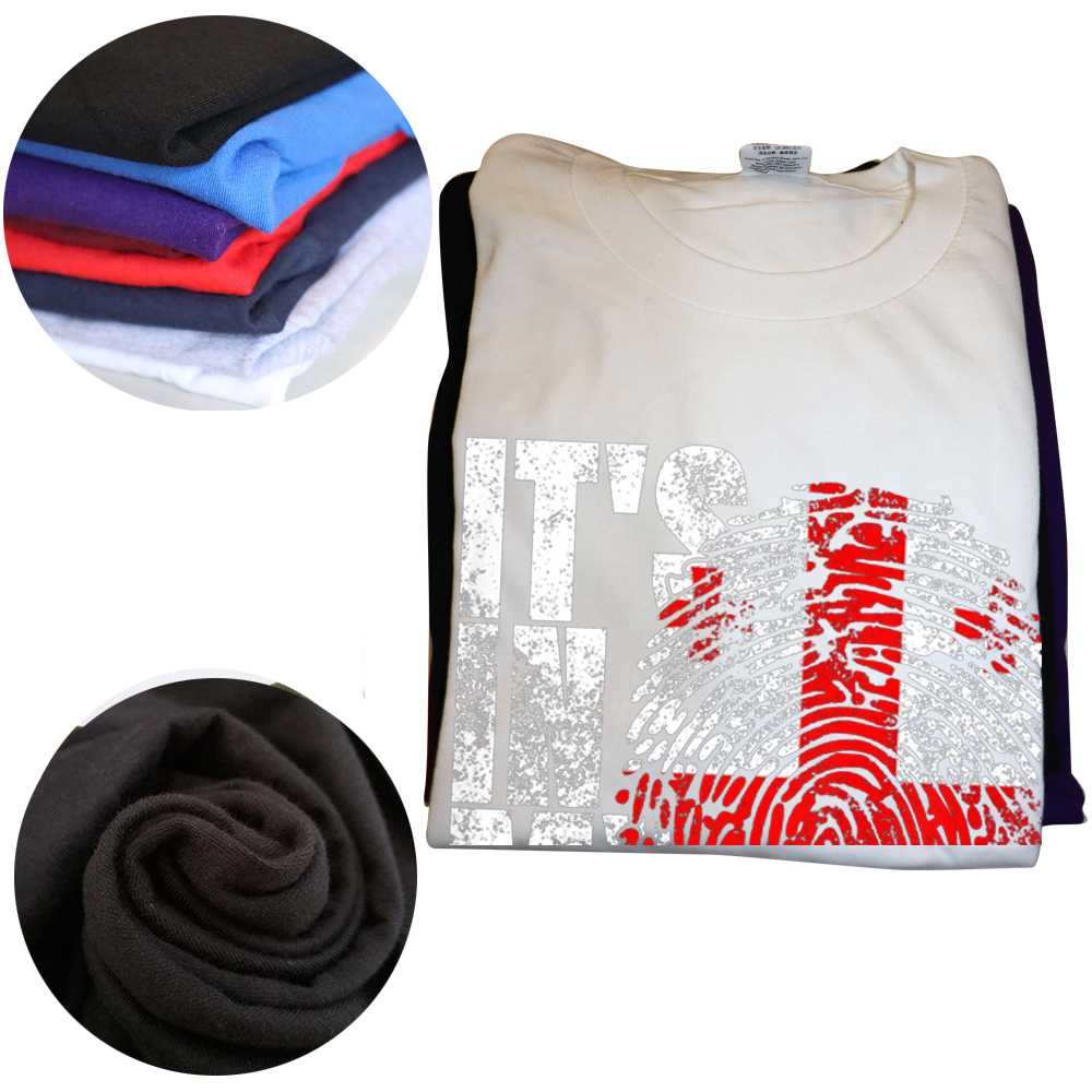 Neuheit It's In My DNA Georgia Georgia Georgia Flag T-Shirts Streetwear Kurzarm Geburtstagsgeschenke Sommer Stil T-Shirt Herrenbekleidung – Detail 4
