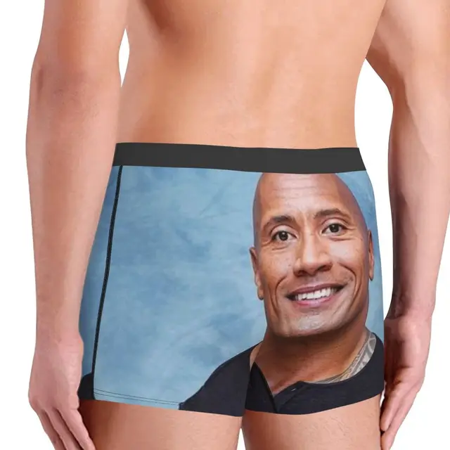 Male Cool The Rock Dwayne Meme Underwear American Actor Johnson Boxer  Briefs Stretch Shorts Panties Underpants - Boxers - AliExpress