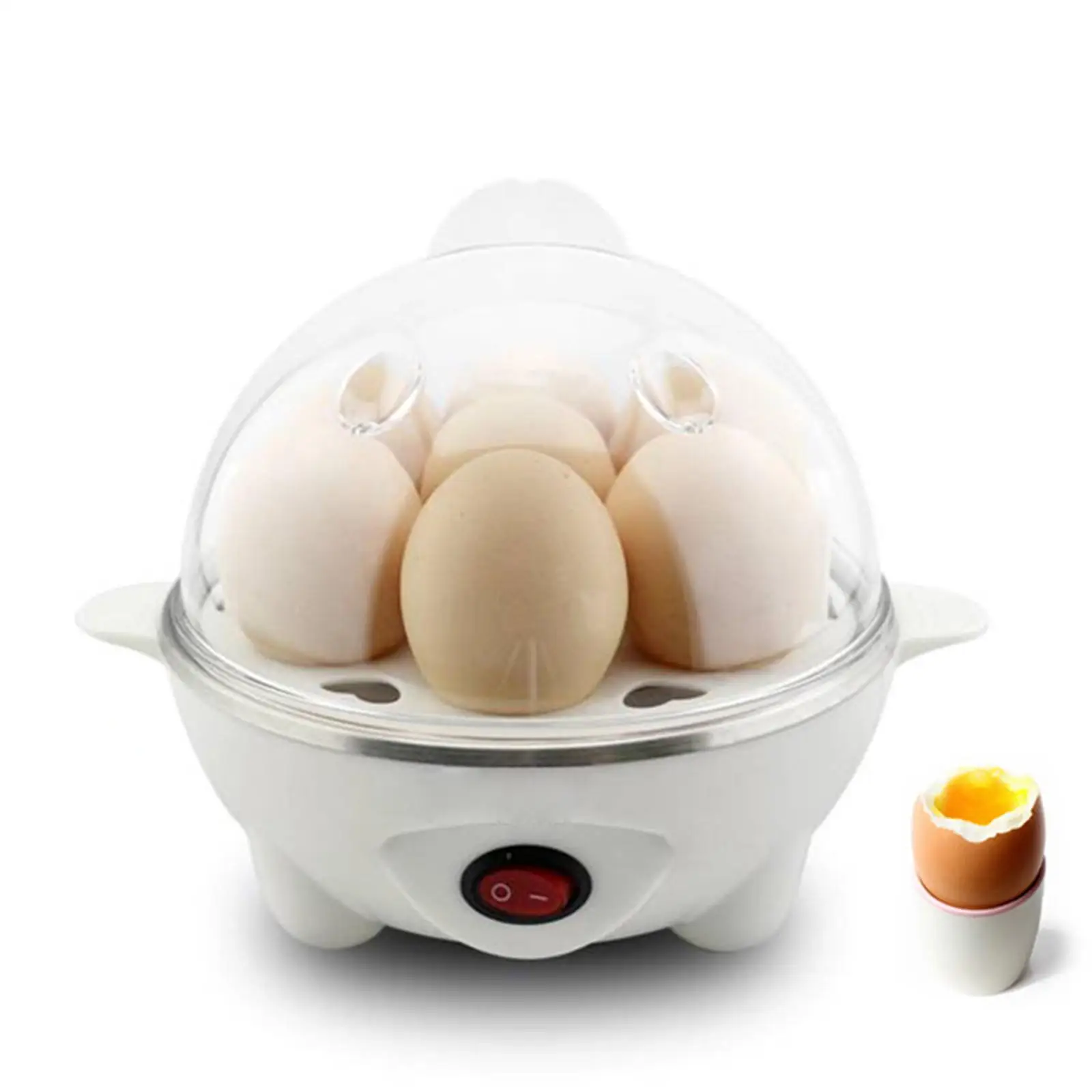 Egg Poachers plug us Temperature Steamer Stainless Portable Steaming or Boiling Egg Steamer for Cooking Vegetables Pot