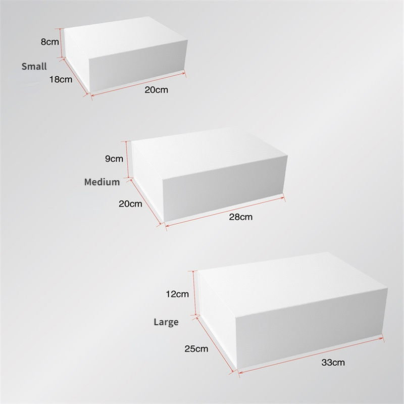 Folding Magnetic Gift Box, Large Portable Hard Cardboard Box for Gifts, Exquisite Stora... - SKU FMGB1116 - UGI Packaging