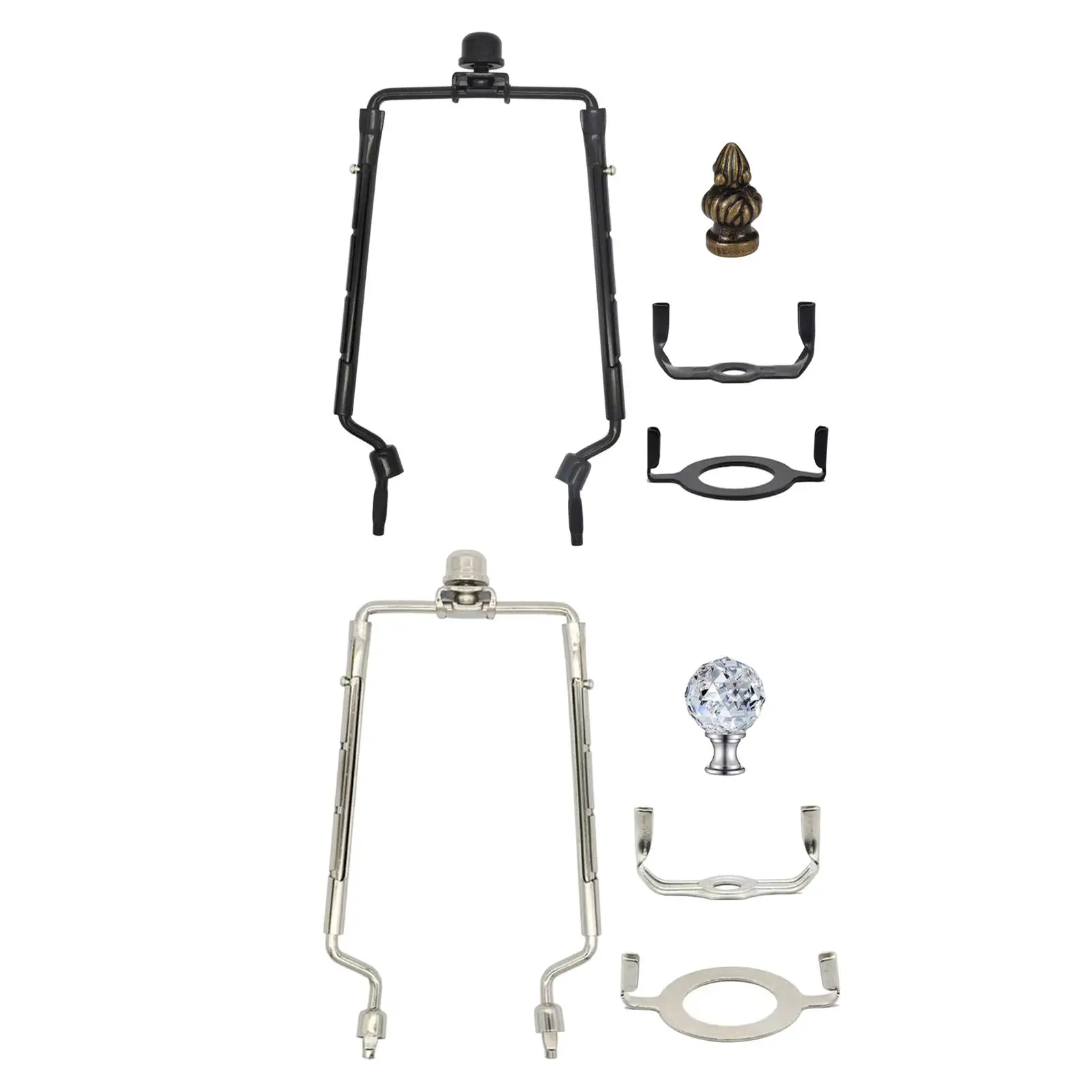 Detachable Lamp Shade Harp Holder Support Bracket 7`` 8`` 9`` 10`` Lighting Accessories Lampshade Harp for Floor Table Lamp